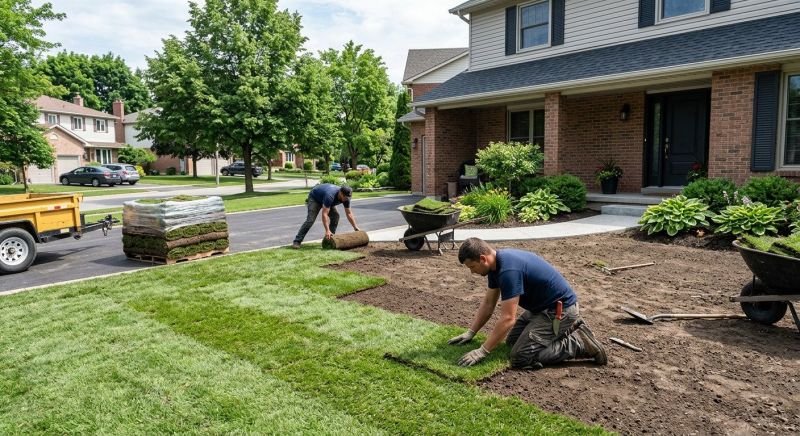 Yard Sod Installation in Ventura County, CA