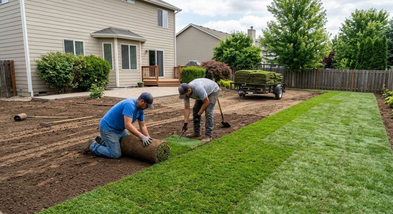 Centipede Sod Installation in Rockwall, TX