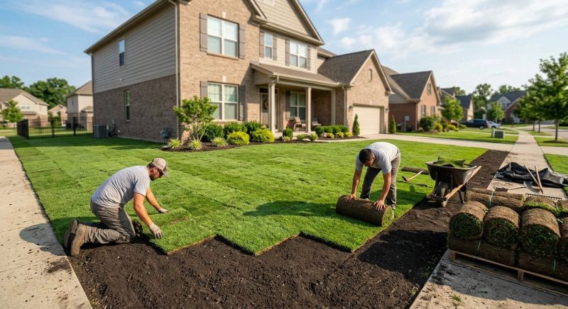 Yard Sod Installation in Rockwall, TX