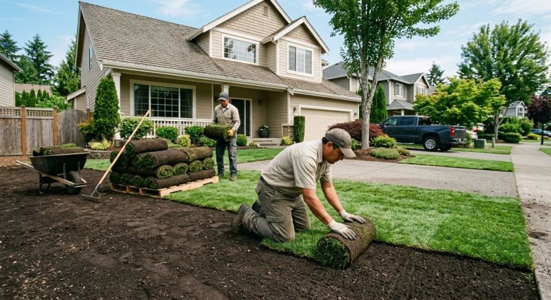Yard Sod Installation in Ventura County, CA