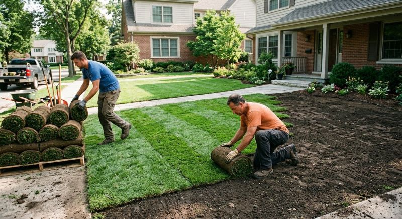 Yard Sodding in Rockwall, TX