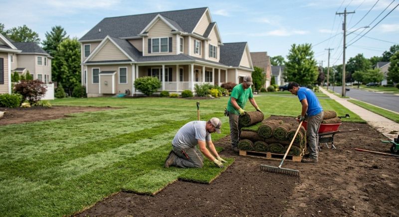 Yard Sodding in Aiken, SC